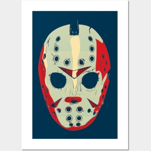 Jason Mask Pop Art Posters and Art